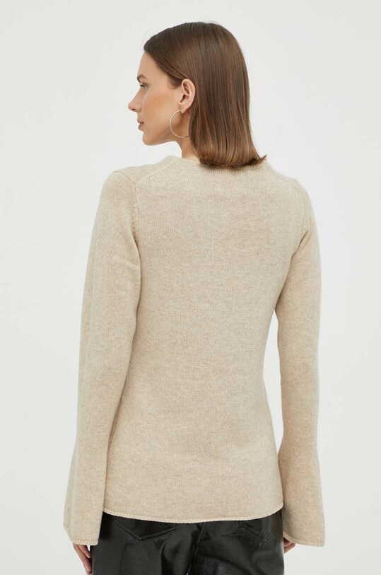 Одяг Вовняний светр By Malene Birger Q71803015 бежевий