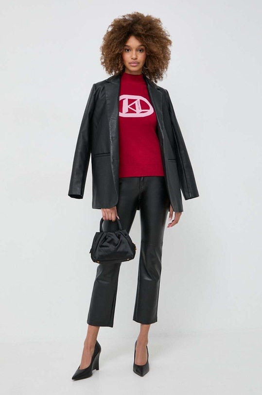 Karl Lagerfeld sweter 235W2000 czerwony SS24