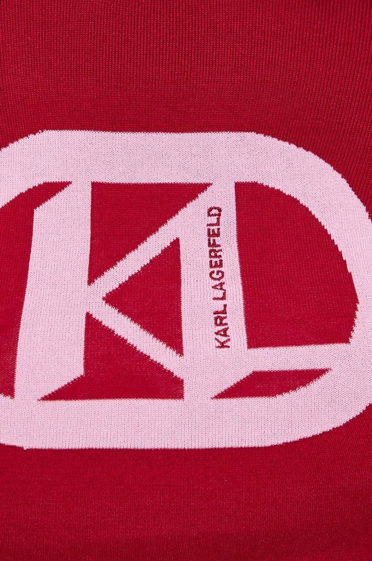 Karl Lagerfeld sweter 235W2000 czerwony