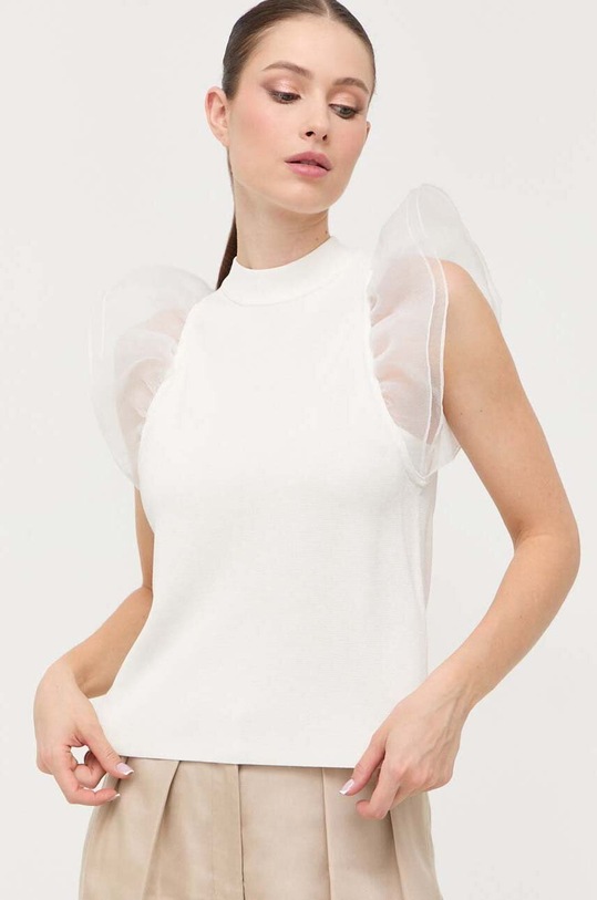 Karl Lagerfeld bluzka beżowy 235W2003