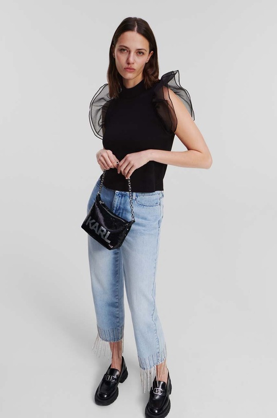 Karl Lagerfeld bluzka 235W2003 czarny