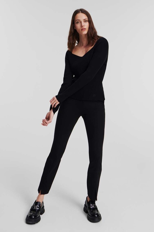 Karl Lagerfeld sweter 235W2004 czarny