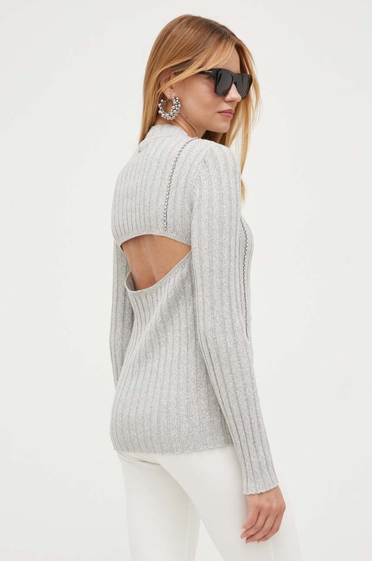 Svetr Patrizia Pepe šedá 8K0140.K122