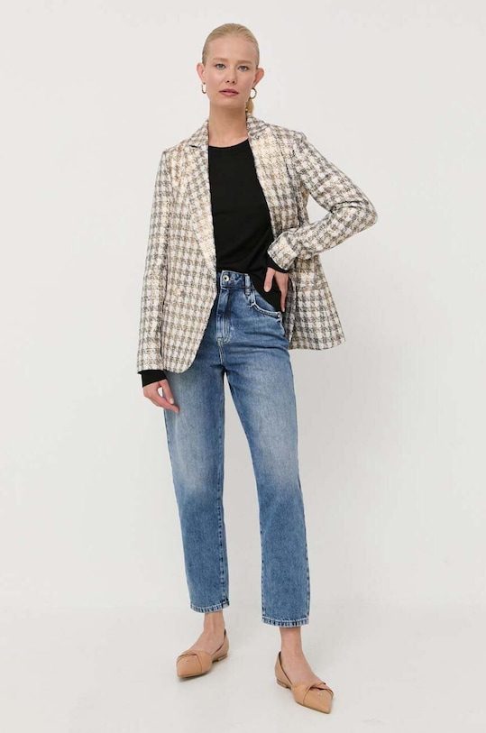 Patrizia Pepe sweter wełniany 8K0152.KM36 czarny AW23