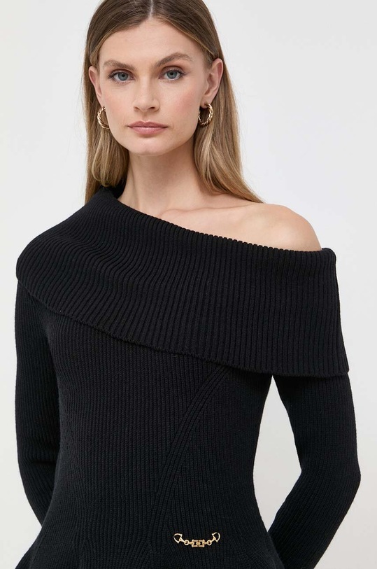 Elisabetta Franchi pulover negru MK72Q36E2