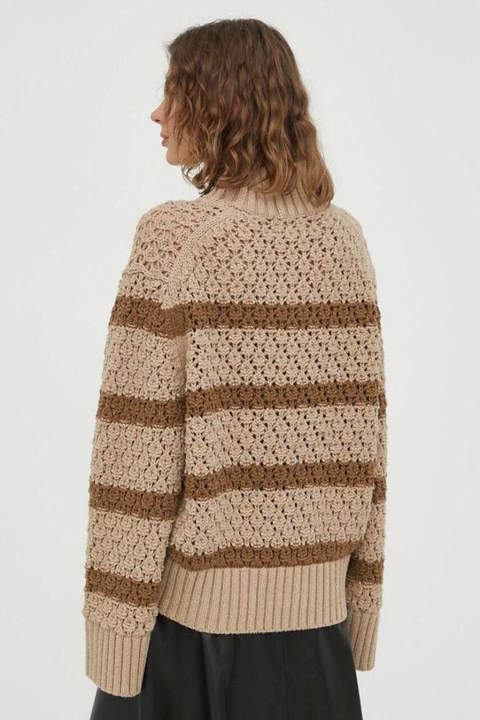 Odzież Lovechild sweter z domieszką wełny 8533355 beżowy