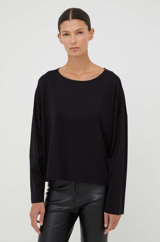 Drykorn longsleeve 89895.520169 czarny AW23