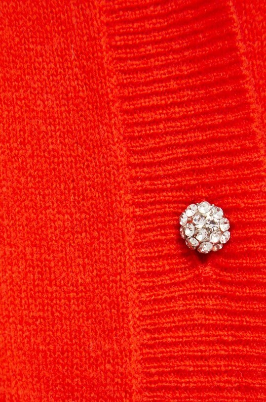 Stine Goya cardigan din lana SG5097 portocaliu