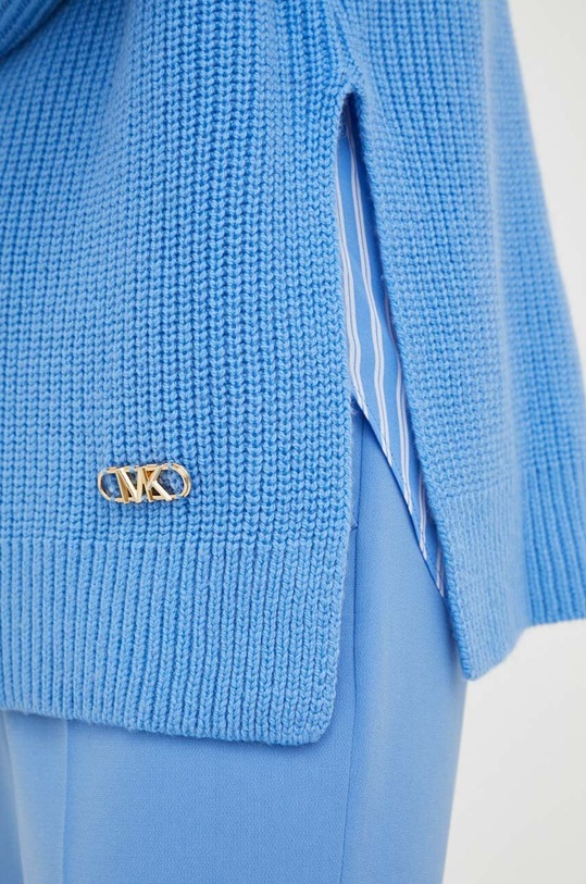 Vlněný svetr MICHAEL Michael Kors MF360O36V1 modrá