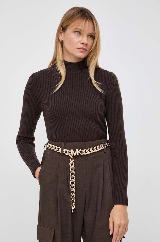 MICHAEL Michael Kors pulover de lana maro MF360P26V1