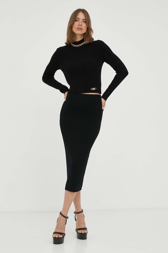 MICHAEL Michael Kors sweter wełniany MF360P26V1 czarny AW23