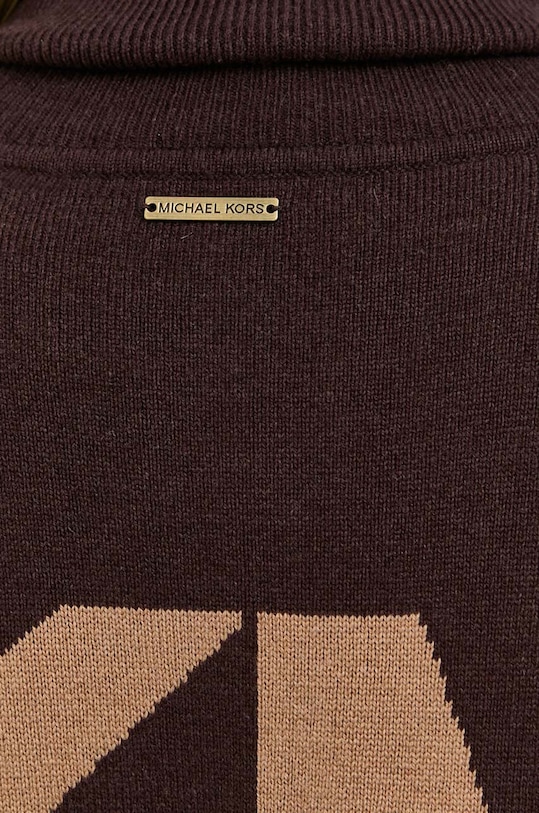 MICHAEL Michael Kors poncho z domieszką wełny MF16073CSN