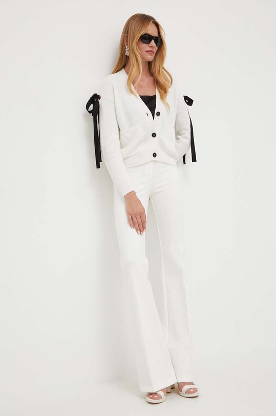 Kardigan s primjesom vune Red Valentino 3R3KA05G6WT bež AW23