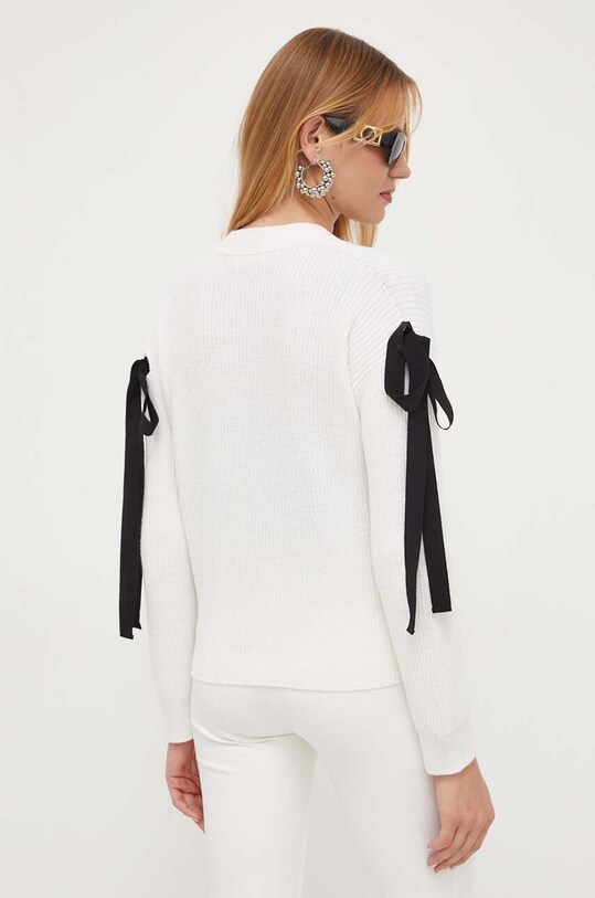 Odzież Red Valentino kardigan z domieszką wełny 3R3KA05G6WT beżowy