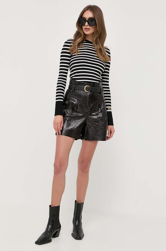 Pulover Red Valentino 3R3KC17S6WR črna AW23