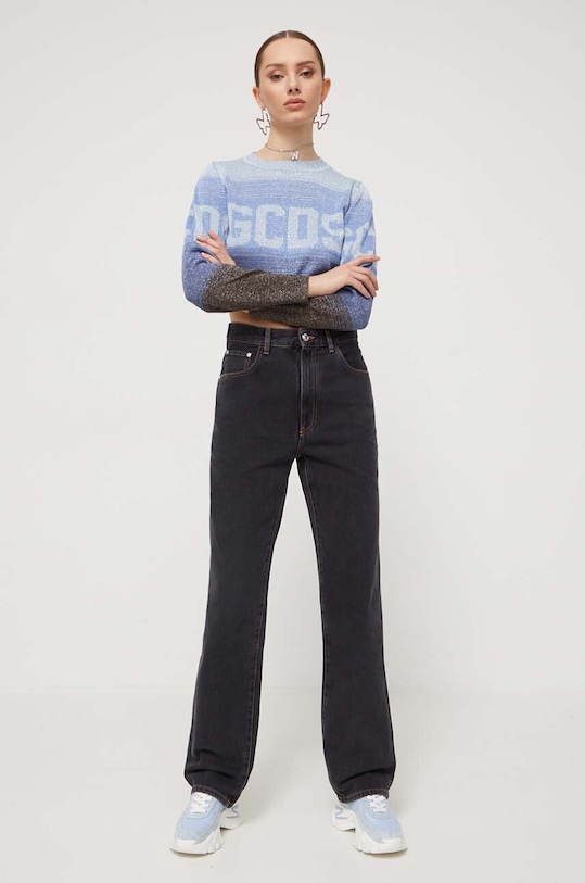 Светр GCDS FW23W380939 блакитний AW23