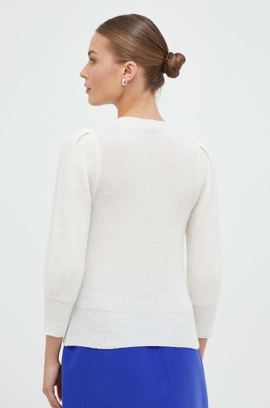 Odzież Marella sweter z domieszką wełny 2333662037200 beżowy