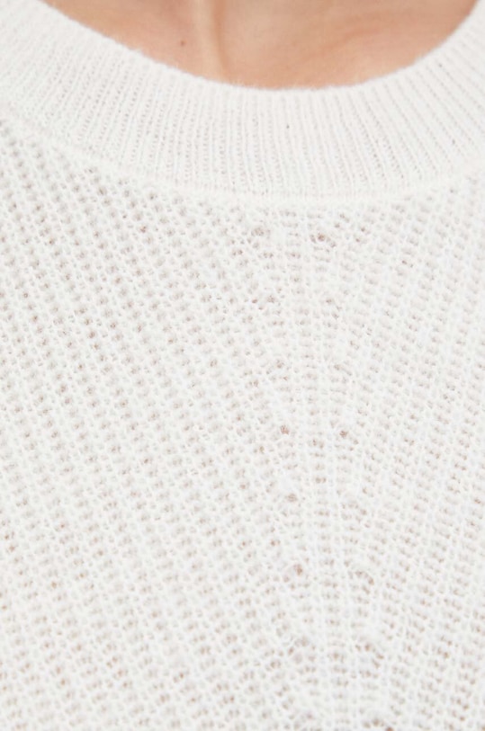 Marella sweter z domieszką wełny 2333662037200 beżowy