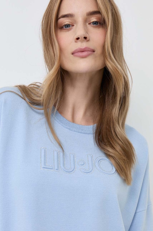 Svetr Liu Jo kulatý modrá TF3134.MA63M