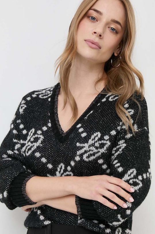 Liu Jo sweter pozostałe czarny MF3227.26054