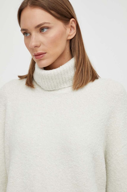 Samsoe Samsoe sweter wełniany beżowy F23300028