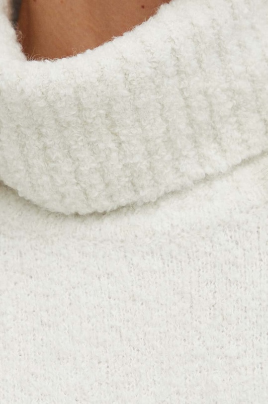 Samsoe Samsoe sweter wełniany F23300028 beżowy