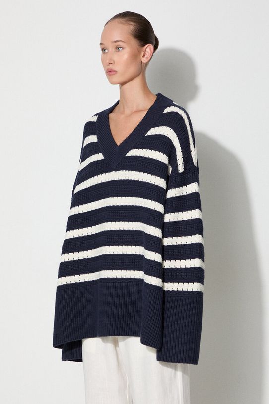 Abbigliamento Samsoe Samsoe maglione in misto lana F23300195 blu navy