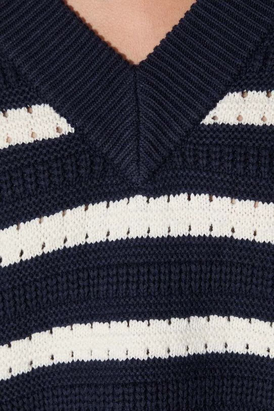Samsoe Samsoe maglione in misto lana F23300195 blu navy