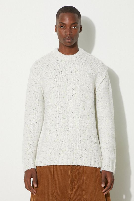 Vuneni pulover Samsoe Samsoe melanž bež M23300086