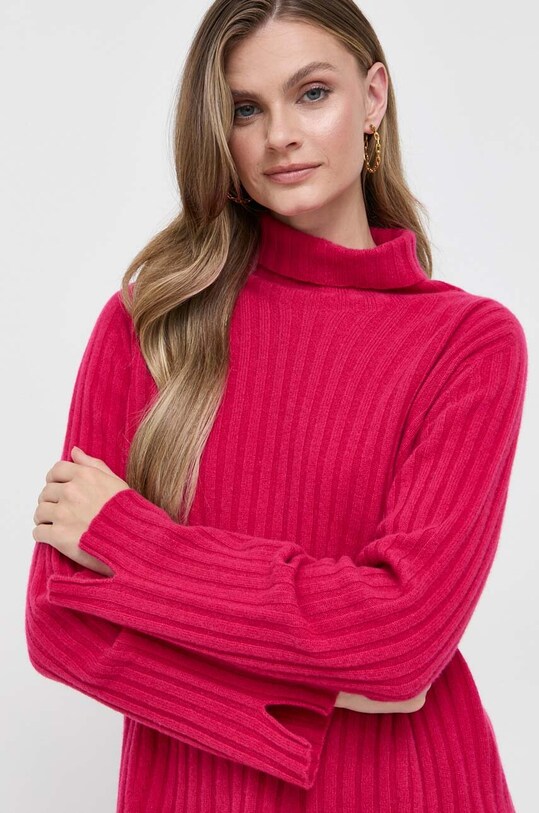 Μάλλινο πουλόβερ Twinset ροζ 232TP3201