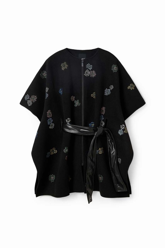 Desigual poncho 23WAIA02 czarny
