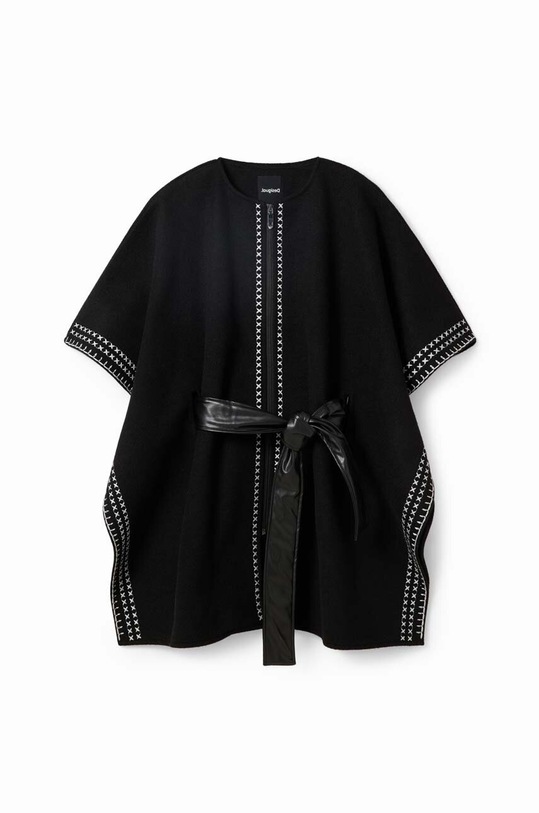Пончо Desigual 23WAIA03 черен