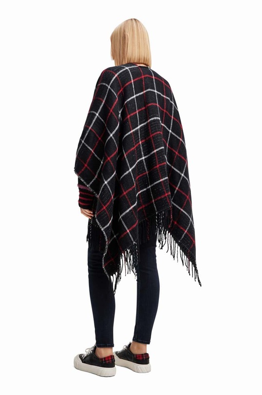 Desigual poncho 23WAIA10 czarny AW23