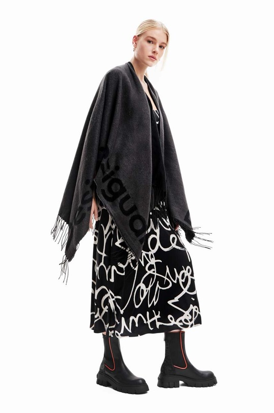 Desigual poncho medio spessore grigio 23WAIA14