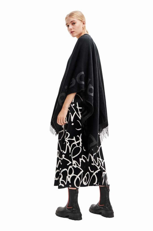 Desigual poncho 23WAIA14 grigio AW23