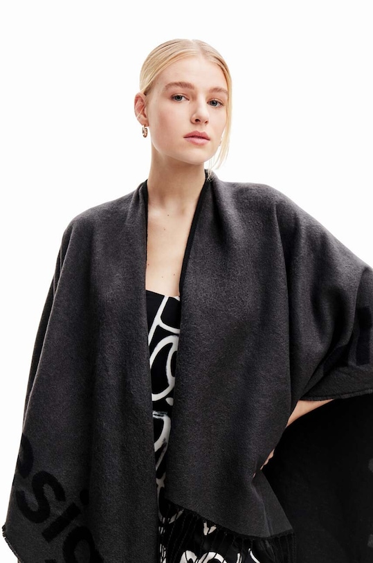 Ruházat Desigual poncsó 23WAIA14 szürke