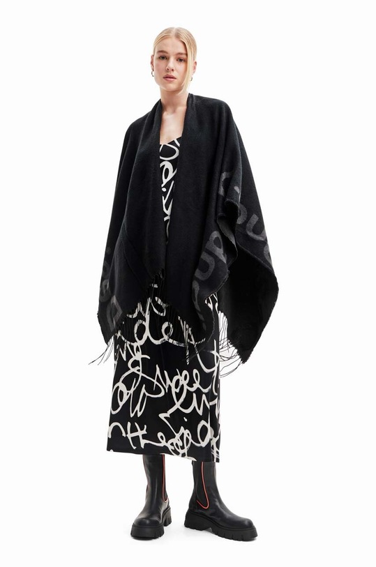Desigual poncho grigio 23WAIA14