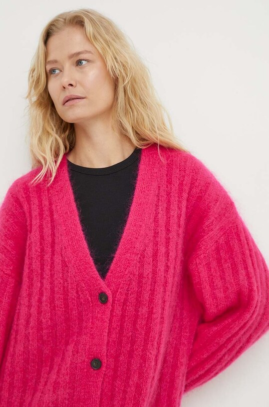 Herskind cardigan din lana roz 4926970