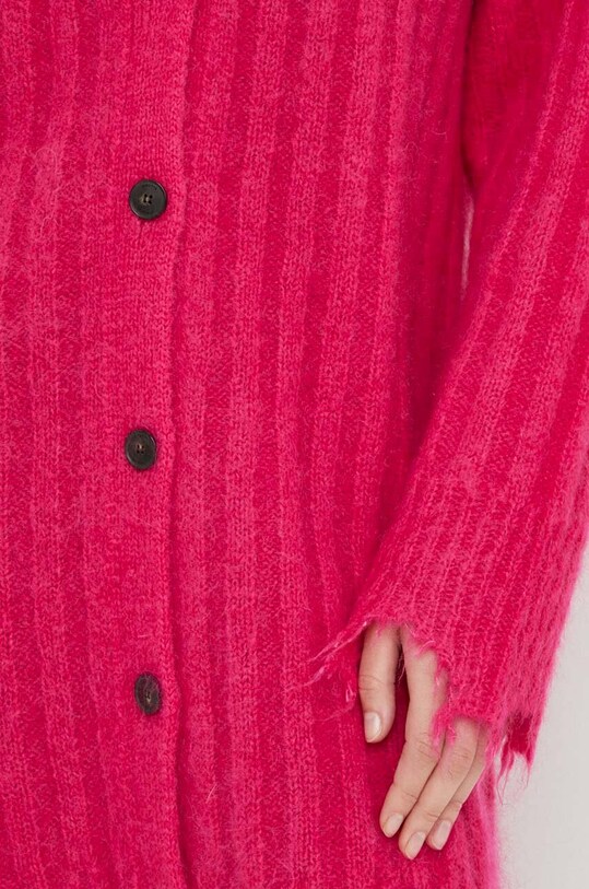 Herskind cardigan din lana 4926970 roz