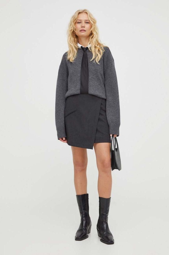 Herskind pulover de lana 4959974 gri AW23