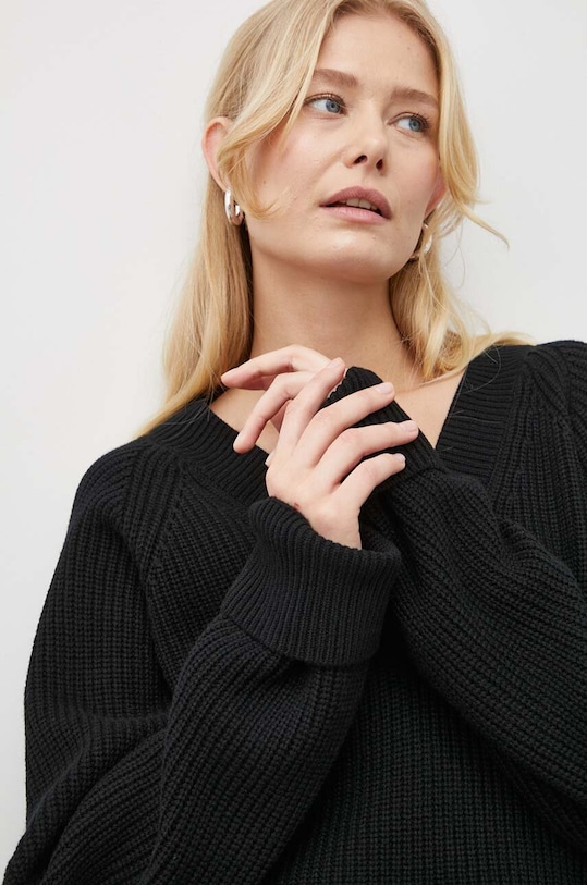 Vuneni pulover Herskind 4918990 crna