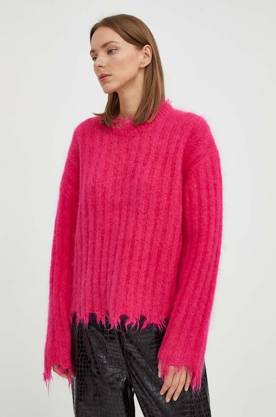 Шерстяной свитер Herskind розовый 4923970