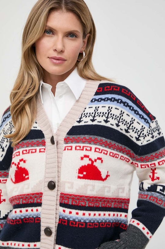 Вовняний кардиган Weekend Max Mara барвистий 2353460633600