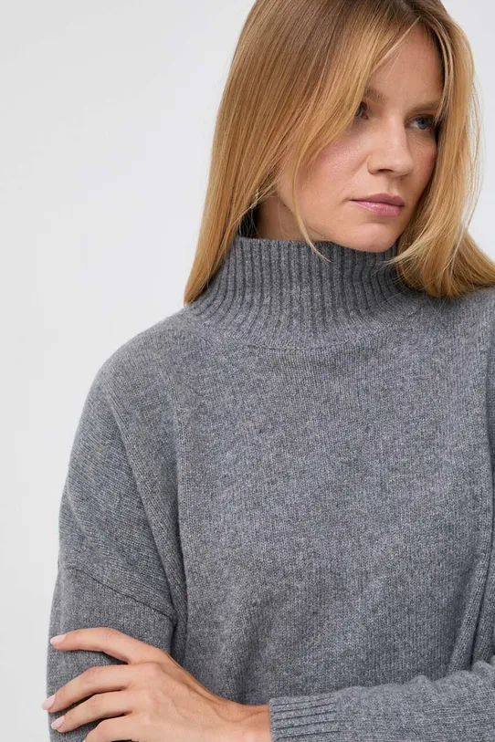 Weekend Max Mara sweter wełniany szary 2353660733600