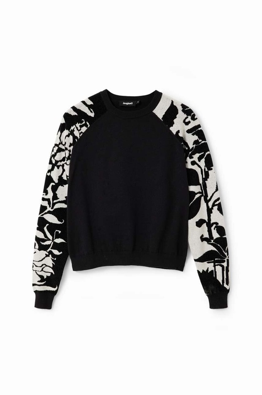Desigual sweter 23WWJF20 czarny