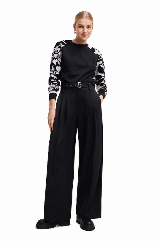 Desigual sweter czarny 23WWJF20