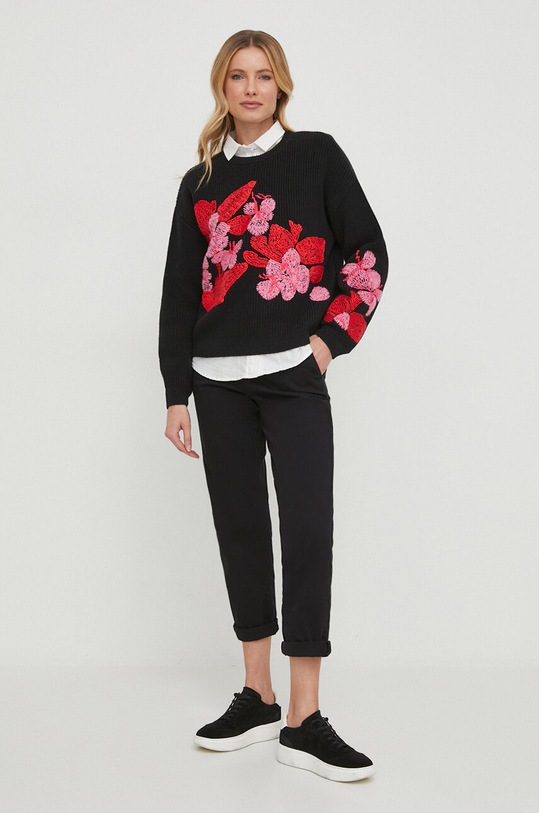 Desigual sweter 23WWJF32 czarny AW23