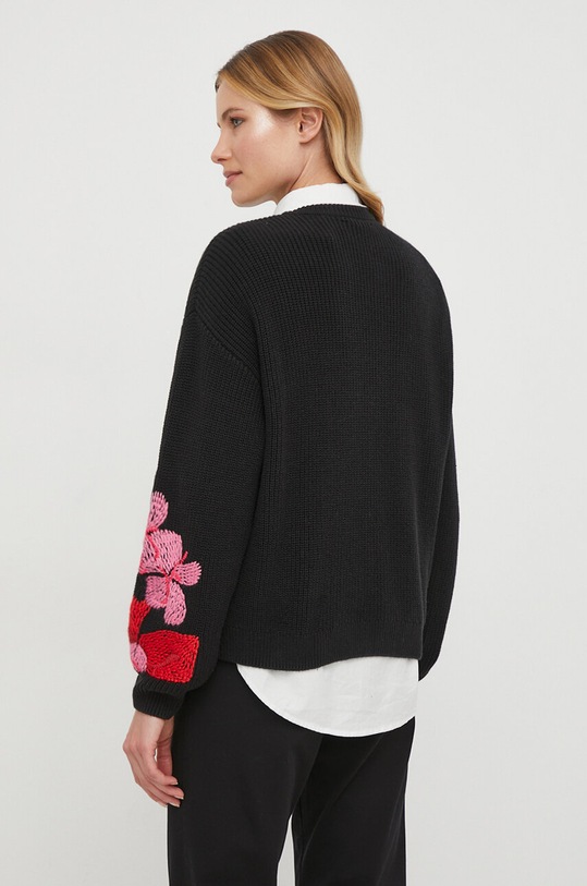 Odzież Desigual sweter 23WWJF32 czarny