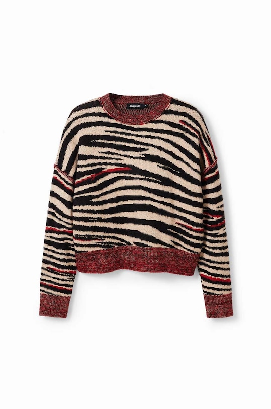 Desigual sweter 23WWJF35 multicolor