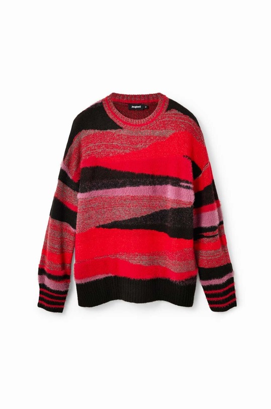 Desigual pulover 23WWJF36 rosu